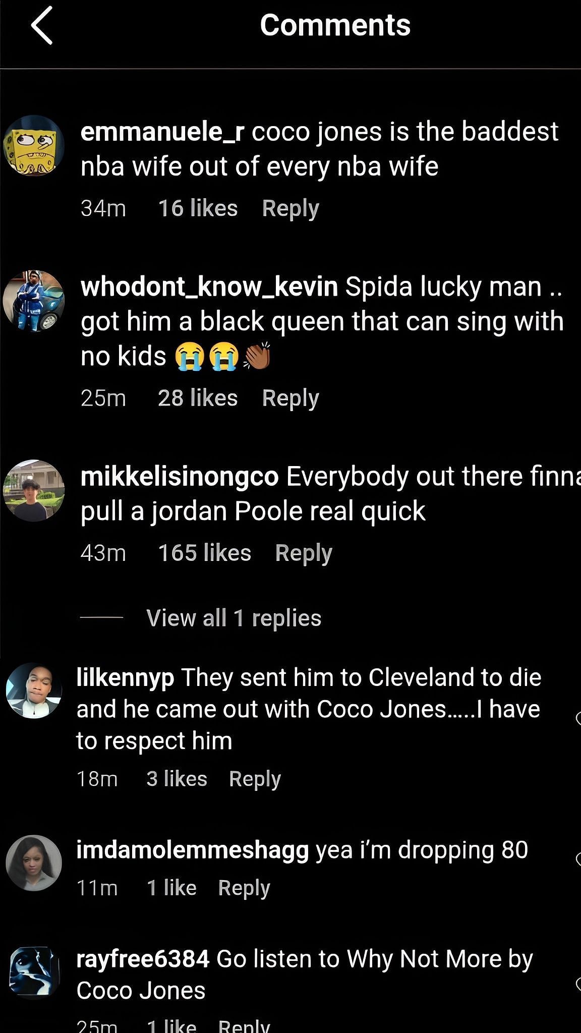 Comments on the post